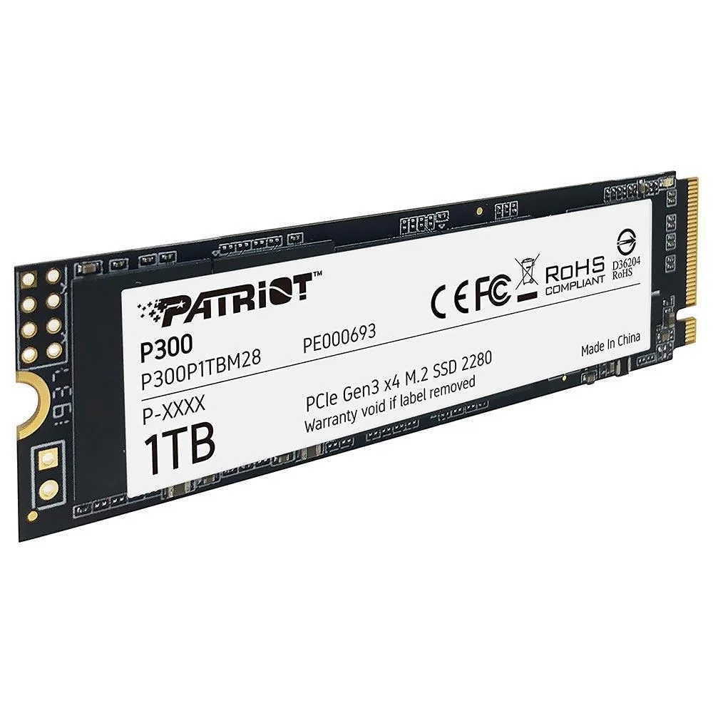 SSD Patriot P300, 1TB, M2, NVMe - Imagem 2
