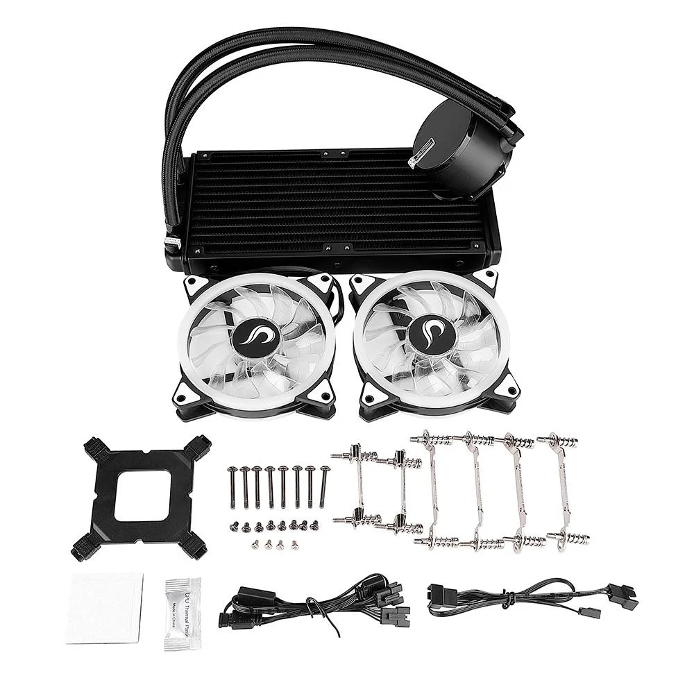 Water Cooler Rise Mode Gamer Black, RGB, 240mm - Imagem 3